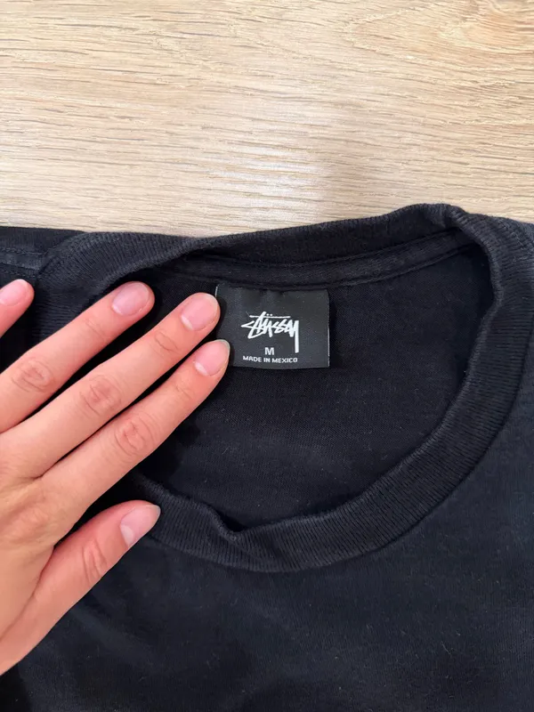 Black Long Stüssy Sleeve Shirt - Image 2