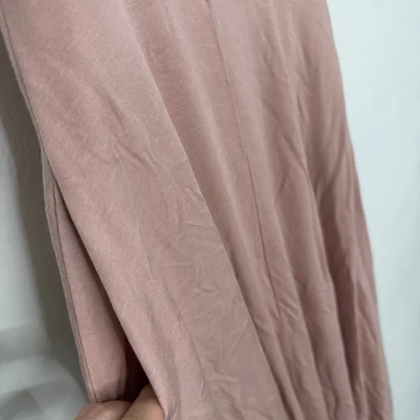 Reformation Rou Knit Dress Midi Blush Pink Size XS - Image 3