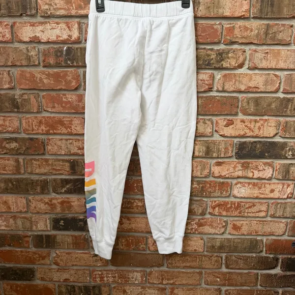 PINK Victorias Secret Sz XS Sweatpant Joggers Pastel Logo Lounge Casual - Image 4