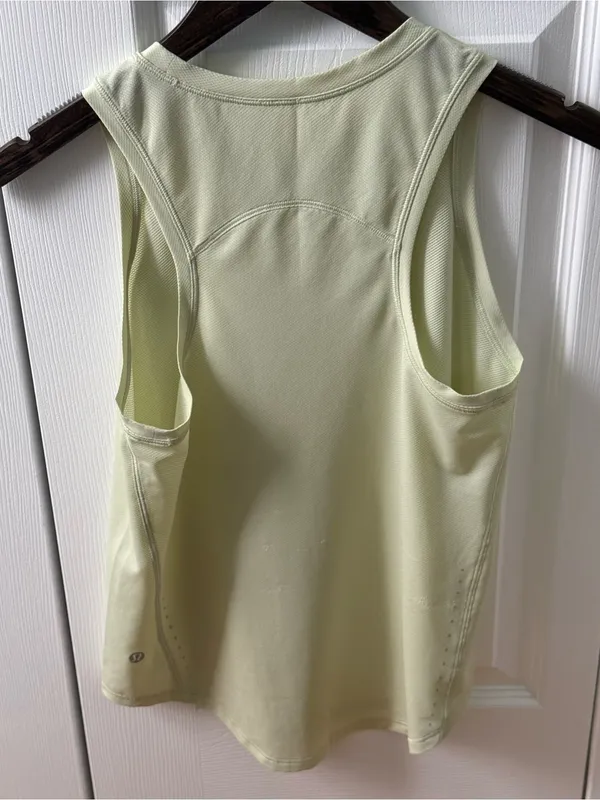 Lululemon Lightweight Racerback Tank in Light Yellow - Image 3