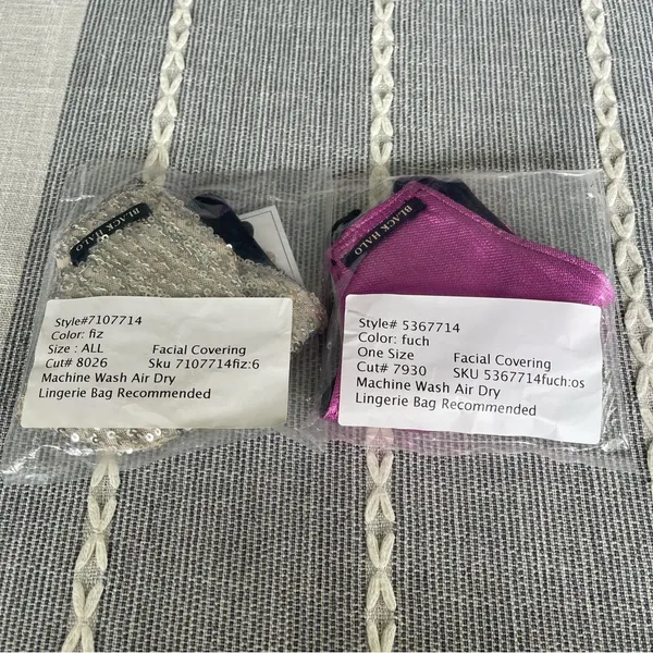 NWT Black Halo Face Mask Bundle - Image 2