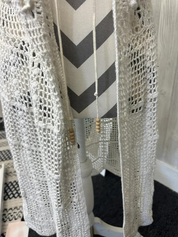 White Stag Crochet Vest - Image 3