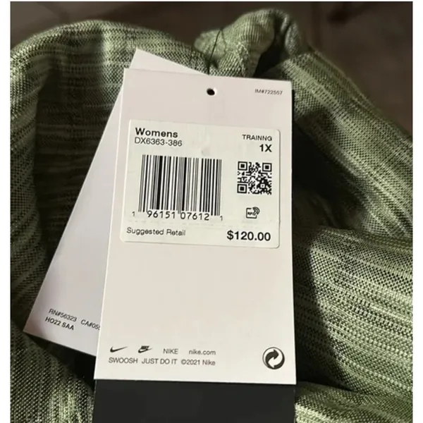 Nike Yoga Therma FIT Luxe Reversible Fleece Pants sage green 1XL - Image 5