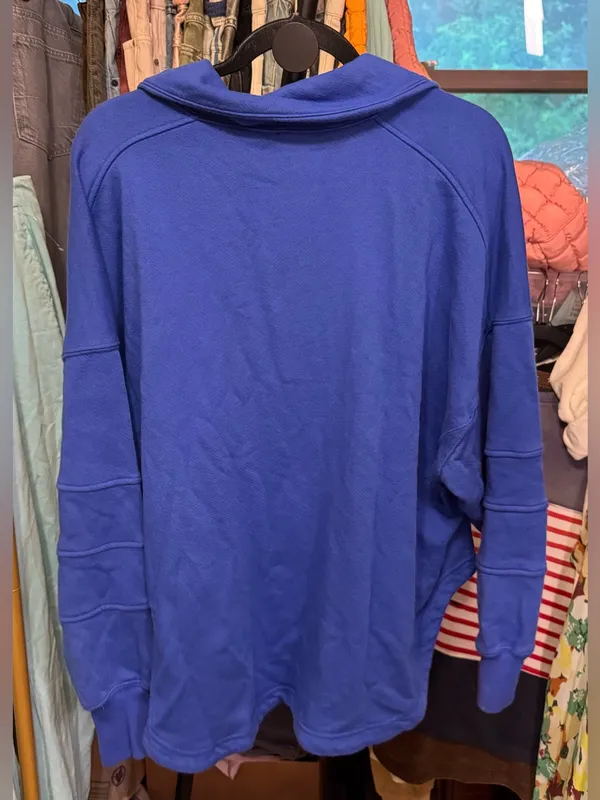 NWT Free people FP Movement Warm Down Pullover - Maliblue cobalt blue - Small - Image 8