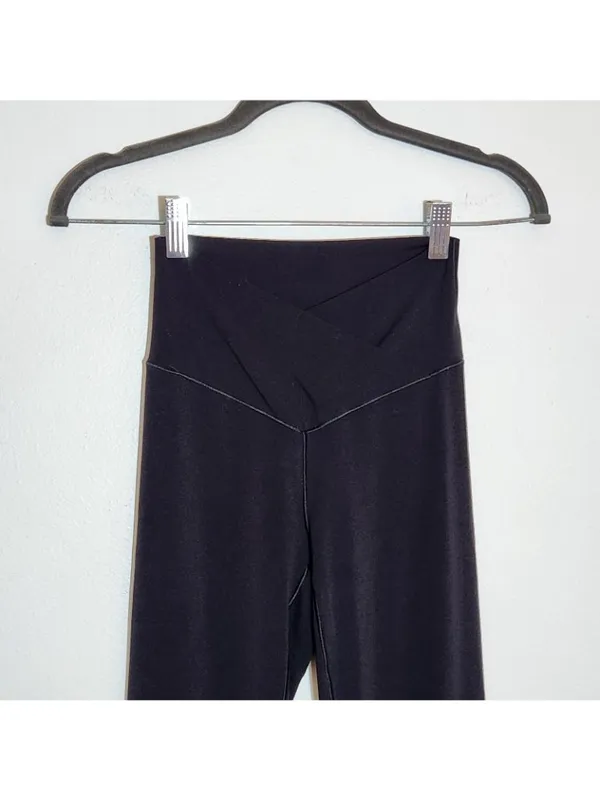 OFFLINE by Aerie Black Flare Leg Yoga Pants Size Small - Image 2