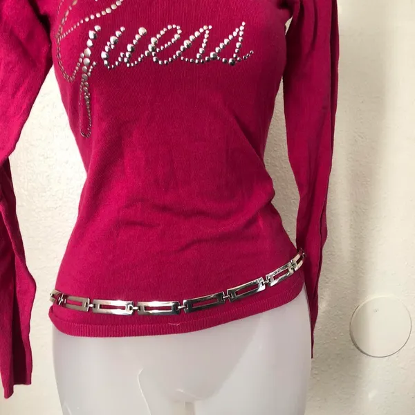 NWT 2000s Y2K Low Waist Retro Unique Silver tone rectangular belt S-L #futuristic #cyber #punk #whimsygoth #gothic boho biker baddie - Image 4