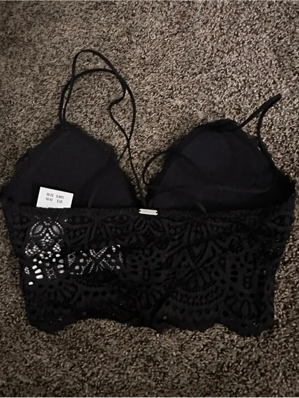 Gilly Hicks Black Lace Bralette Size XS 0518 - Image 2