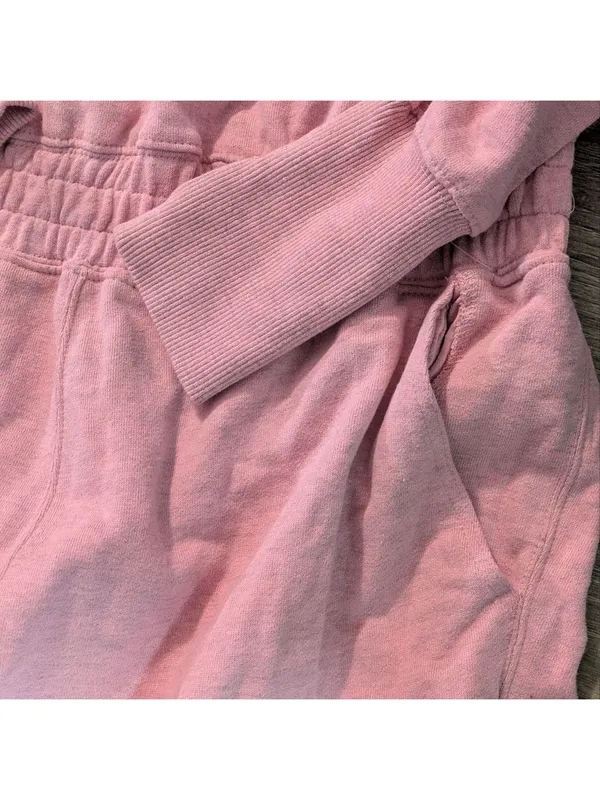 Free People Training Day Prism Pink Jumpsuit Size Large NWOT - Image 3