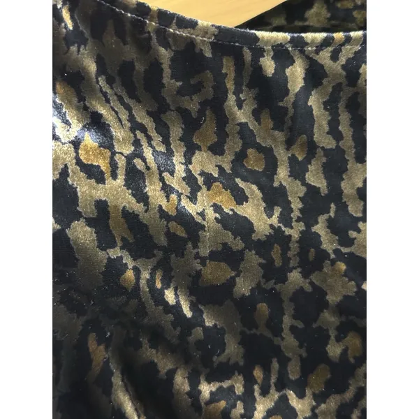 Equipment NWT Joenna Velvet‎ Viscose Silk Slip Dress Medium Leopard Print - Image 8