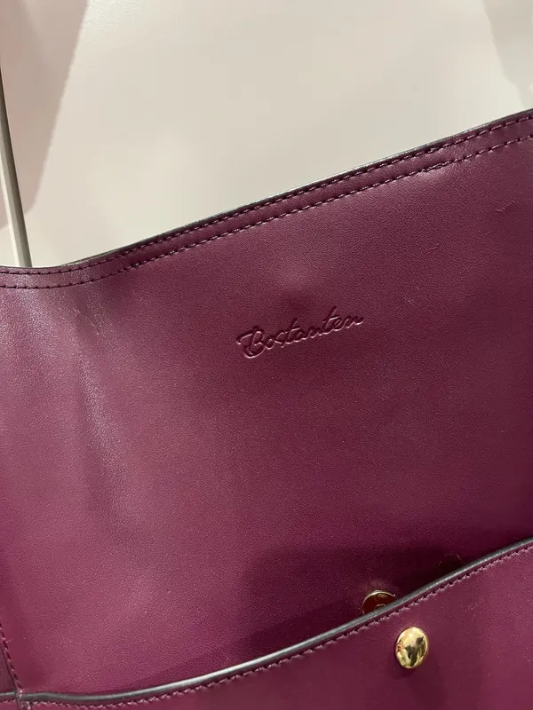 Bostanten Bucket Bag Vegan Leather Purple - Image 4