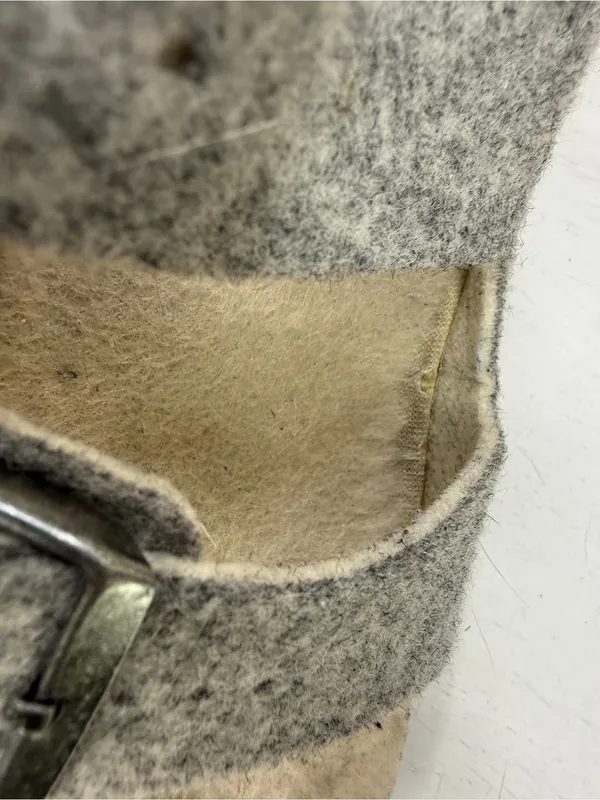 Birkenstock Arizona Rivet Wool Shearling Sandals sz 9W - Image 12