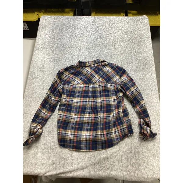 Alpine Design Womens AD Hike Midweight Flannel Navy Brown Rock Plaid ADW24300 S‎ - Image 5