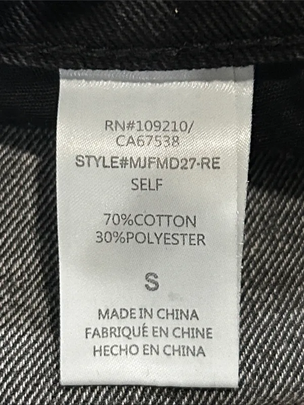 Windsor Grey Acid-Wash Wide Leg Jeans Size Small - Image 7