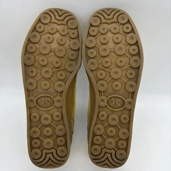 Jeffrey Campbell JC Play Womens 8 Shoes Sneakers Gold Metallic Leather - Image 6