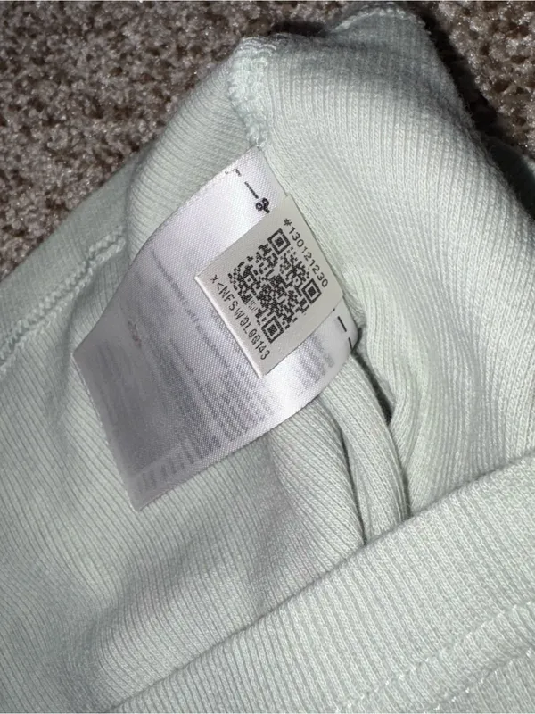 Adidas Ribbed Crop Tank Top in Mint XS - Image 8