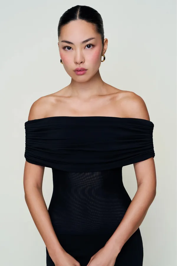 NWT Danielle Guizio Black Talia Mesh Mini Dress. Size XL - Image 3