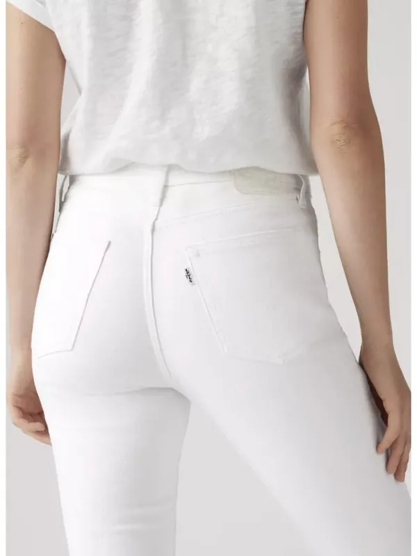 New Levi's 26x30 726 High Rise Flare Women's Jeans Soft Clean White Label - Image 4