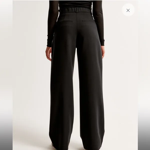 Abercrombie and fitch A&F Sloane Tailored Pant black - Image 4