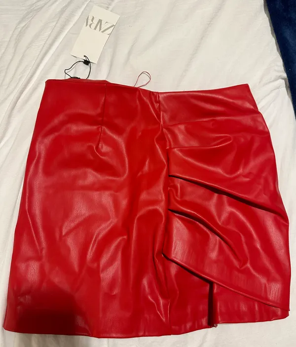 ZARA Leather Skirt - Image 2