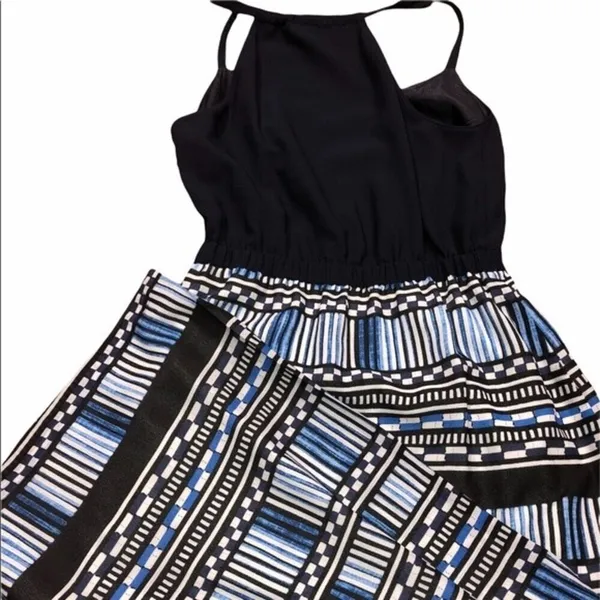 J Crew factory size 00 navy blue boho maxi dress - Image 3