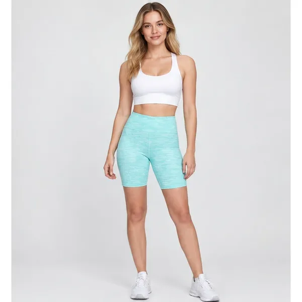 GapFit Womens Bike Shorts Sz S Jade High Rise 4-Way Stretch Compression Wicking - Image 5