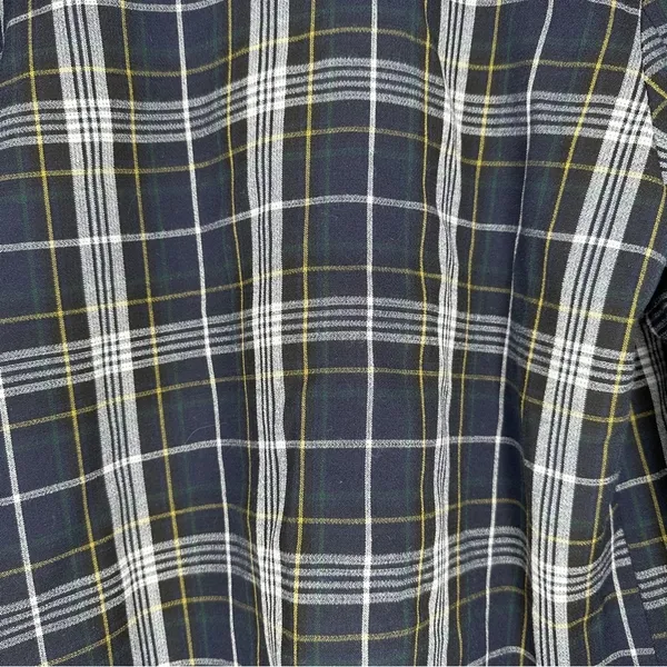 Anthropologie Current Air Plaid Double Breasted Coat Medium - Image 10