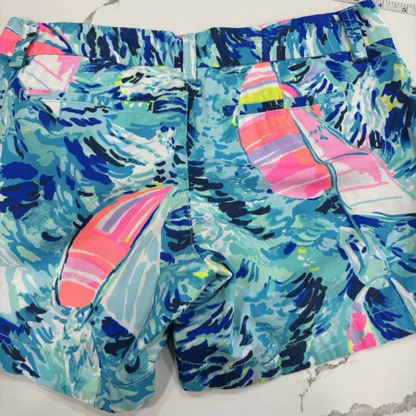 Lilly Pultizer Shorts Womens Size 0 The Callahan 5” Inseam Bright Chino - Image 9
