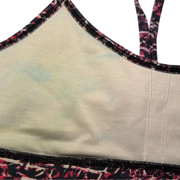 Lululemon Flow Y Bra IV Mini Ripple Boom Juice Multi / White - Image 10