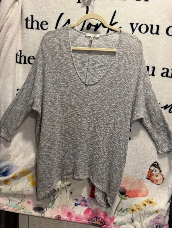 Express marled knit tunic sweater size M - Image 3