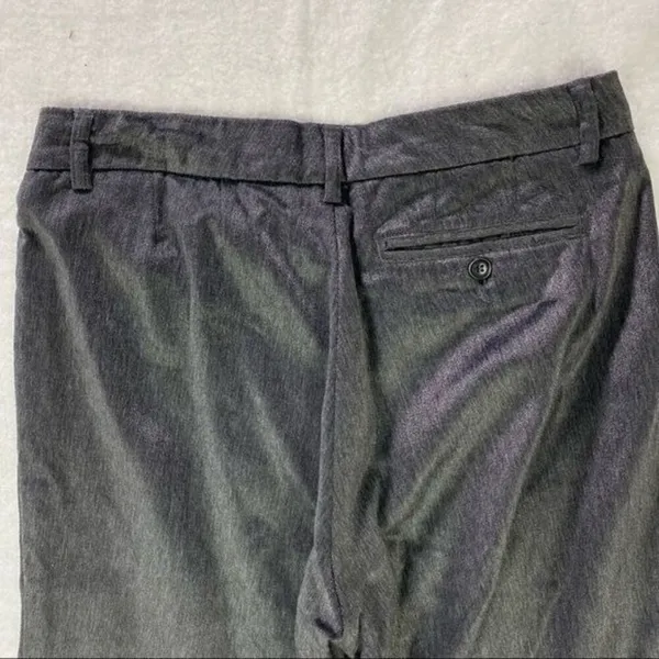Club‎ Monaco Charcoal Mid Rise Cotton Blend Wide Leg Pant Career Business Size 6 - Image 6