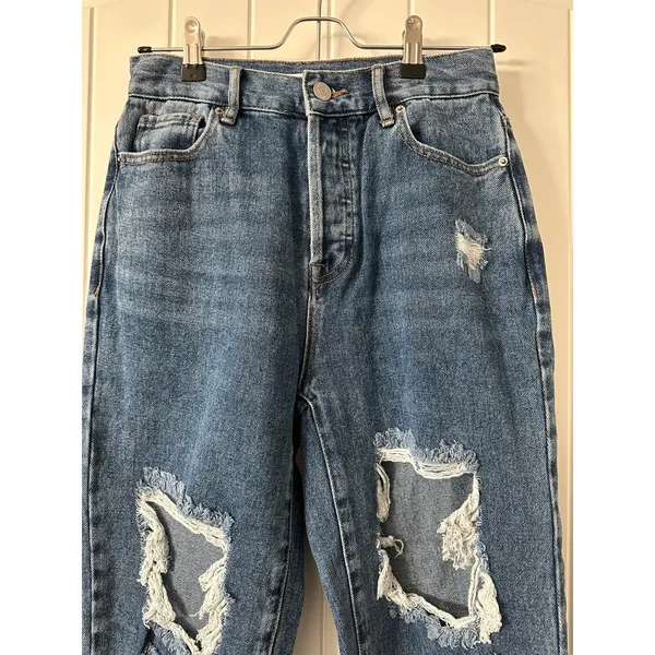 PacSun High Rise Straight‎ Blue Jeans Size 25 - Image 3
