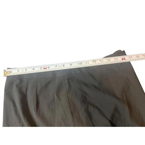 Express 90s Y2K Black Office Career Pleated Hem Line Skirt 12 - Image 6