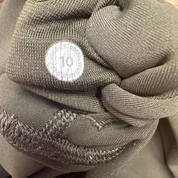 Lululemon Align High-Rise Crop 21 Dark Olive Green Leggings‎ Size 10 LW6BANS - Image 5
