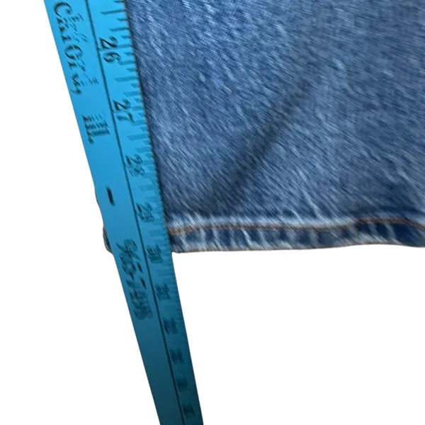 Levis 501 Original‎ Fit High Rise Straight Leg Jeans Blue 27x30 12501-0396 - Image 8
