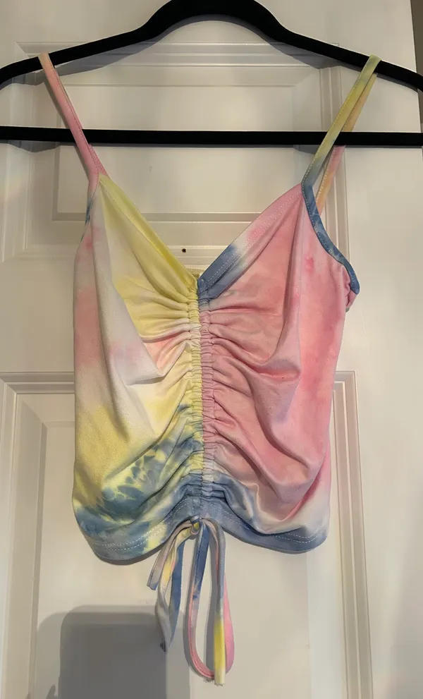 Multi Color Sinched Tank Top - Image 2