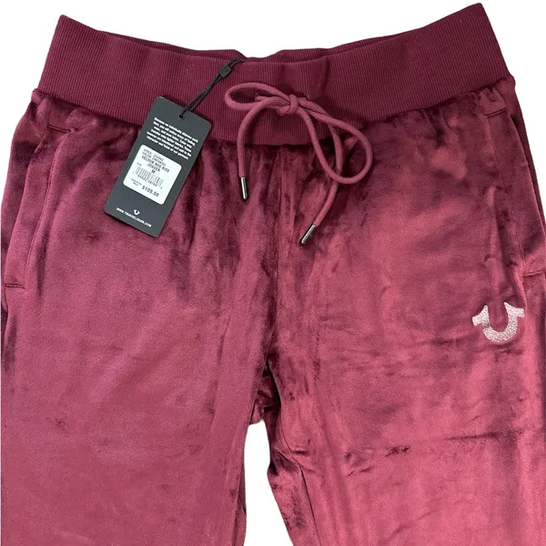True Religion Velour Mid Rise Jogger - Image 2