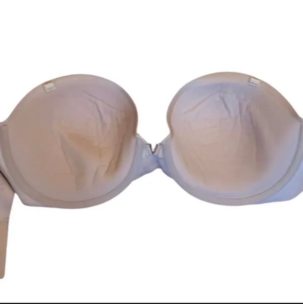 Victoria’s Secret Strapless Push Up Bra Nude Tan Plunge 34DD - Image 3