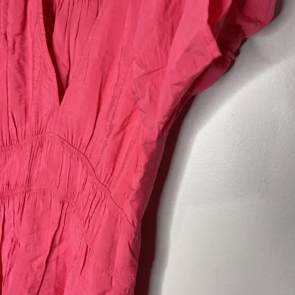 Ba&sh‎ Linda Midi Dress in Jelly Pink Sz 0 - Image 4