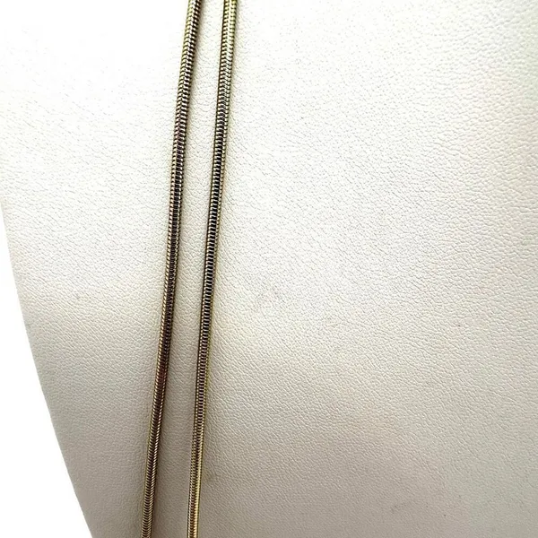 Chico’s gold tone washer beads double strand long necklace - Image 7