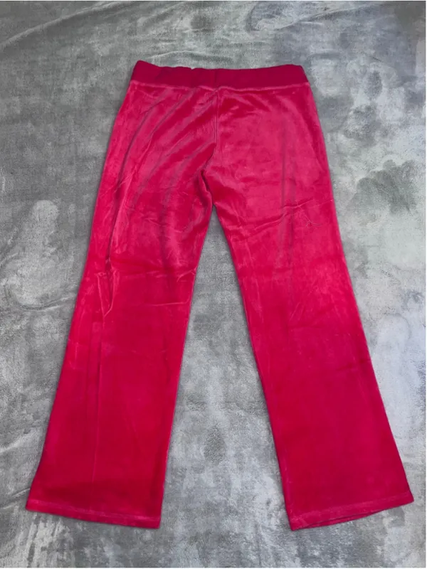 New York & Company Velour Track Pants Size M Pink - Image 6