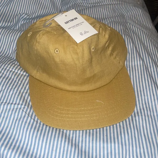 New Cotton on tan hat adjustable sustainable hemp - Image 2