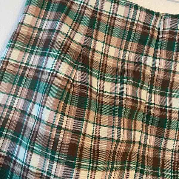 {Zara} Brand New Multicolored Plaid Mini Skirt - Image 6