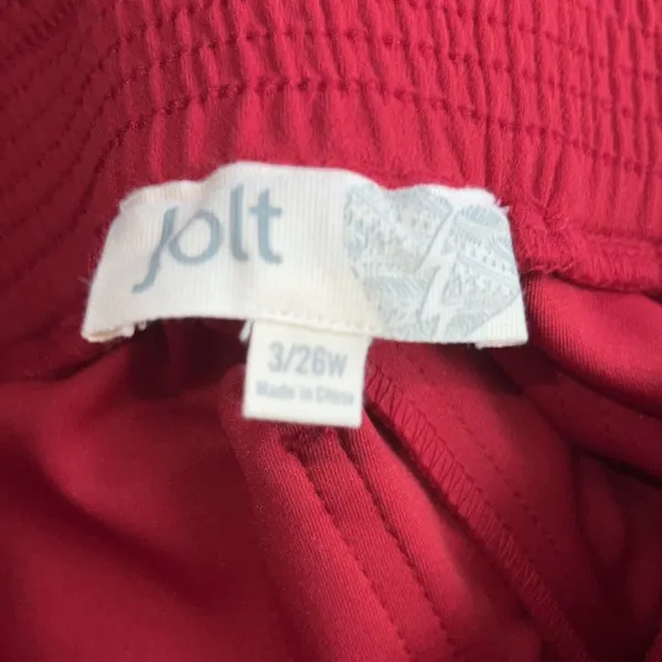 ✨Jolt Red Jogger Belted Pants✨ - Image 5