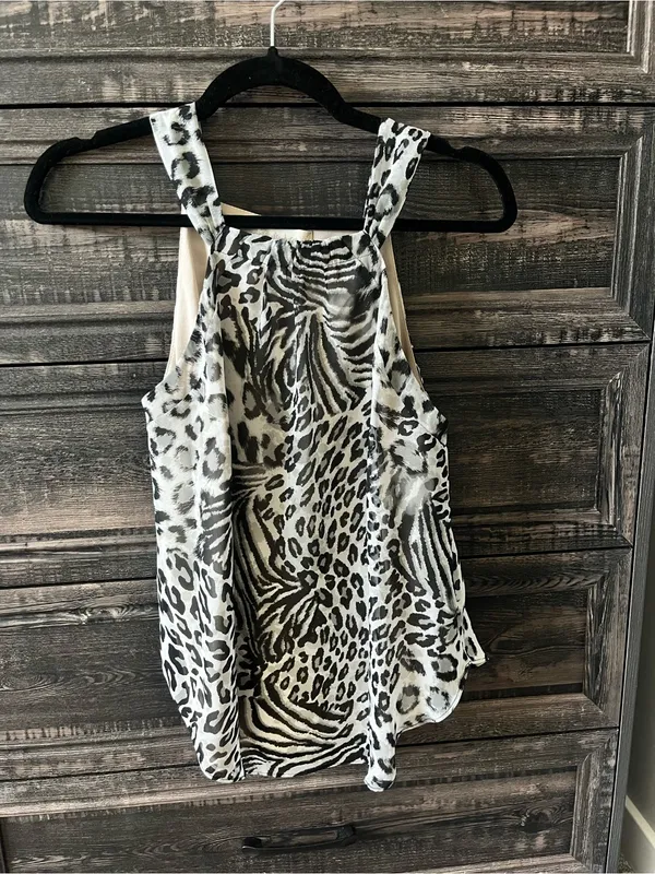 Altar’d State animal print tank size small - Image 2