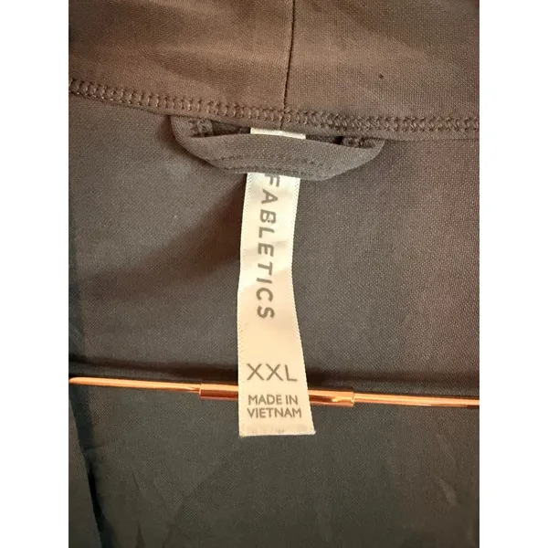 Fabletics Cardigan Robe‎ Women XXL Gray JT2149138 Loungewear Open Front - Image 3