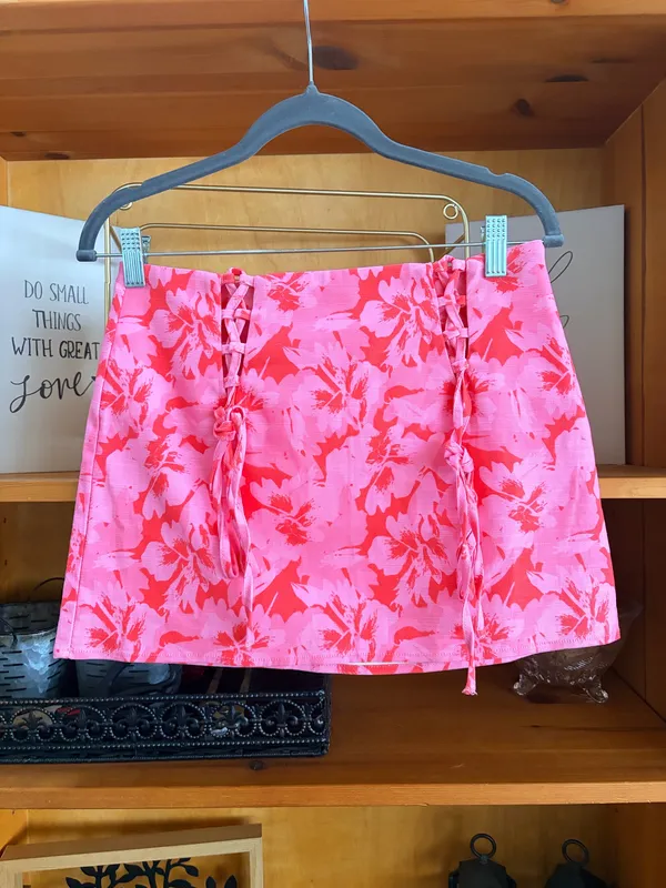 Peppermayo Cherry Blossom Floral Mini Skirt Size 6 New Soft Girl Romance - Image 3