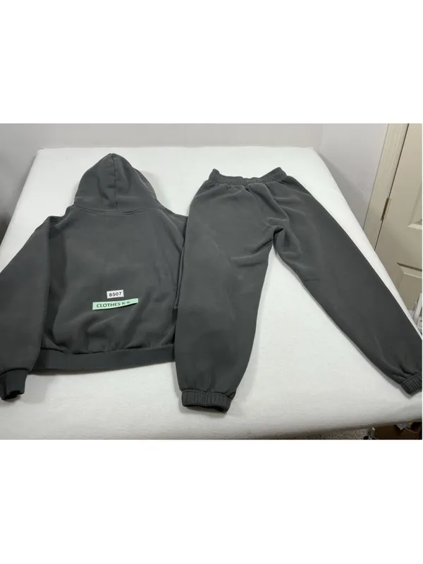 Adult AYBL Sweatpants & Hoodie Set Small Gray - Image 2