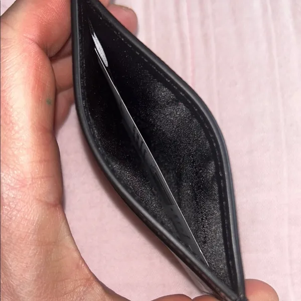 NWT Kate Spade Black Floral Card Holder - Image 8