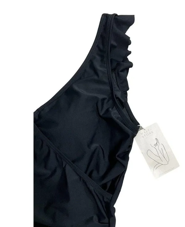 Marina West Women Size XXL Black Swimsuit One Piece Ruffle NWT (27-109) - Image 3