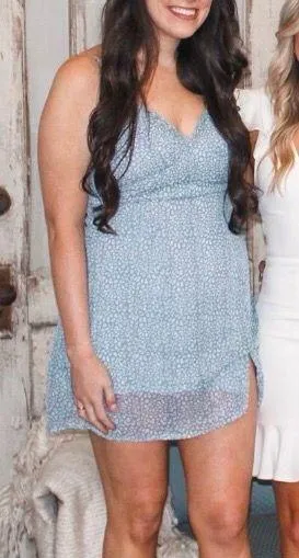 Princess Polly Blue Floral Mini Sundress - Image 2